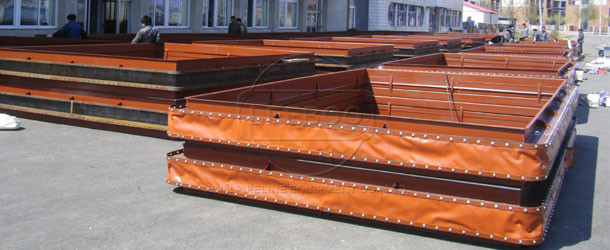 浙江省宁波市余姚市非金属补偿器备货现场