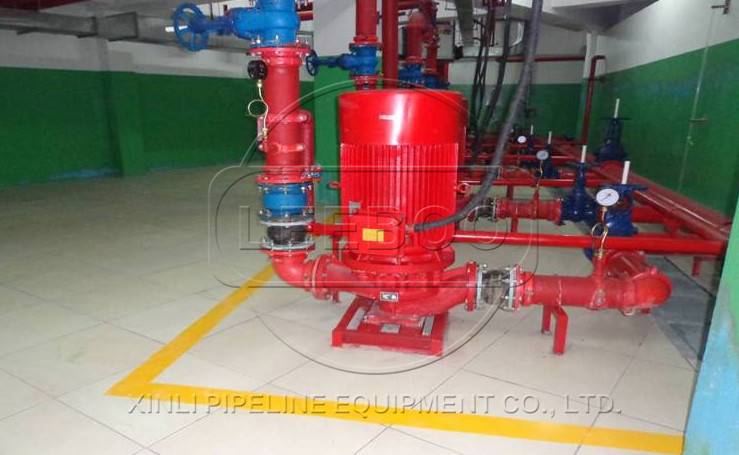 单球体橡胶接头用于泵房的减震