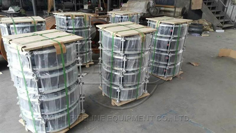 天津市河东区橡胶接头出口发货实图