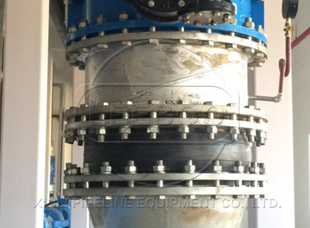 阀门配套专用单球体橡胶接头安装图