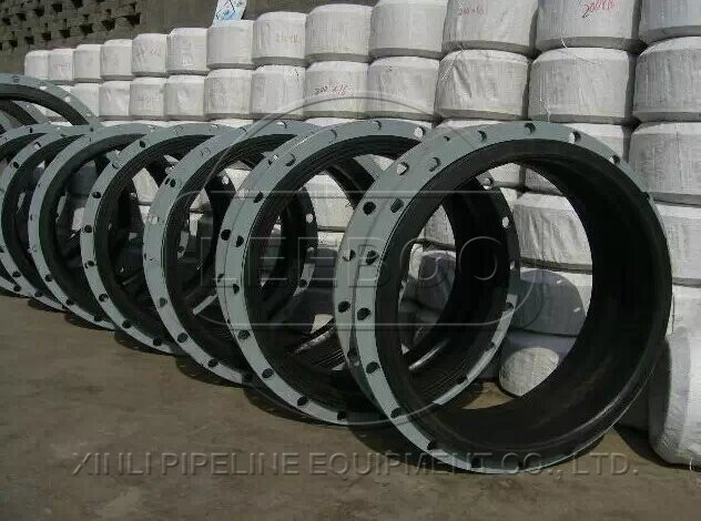 天津市河东区大口径单球体橡胶接头发货图